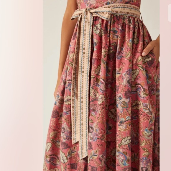 Anthropologie Let Me Be Boho Halter Maxi Dress - Picture 2 of 10